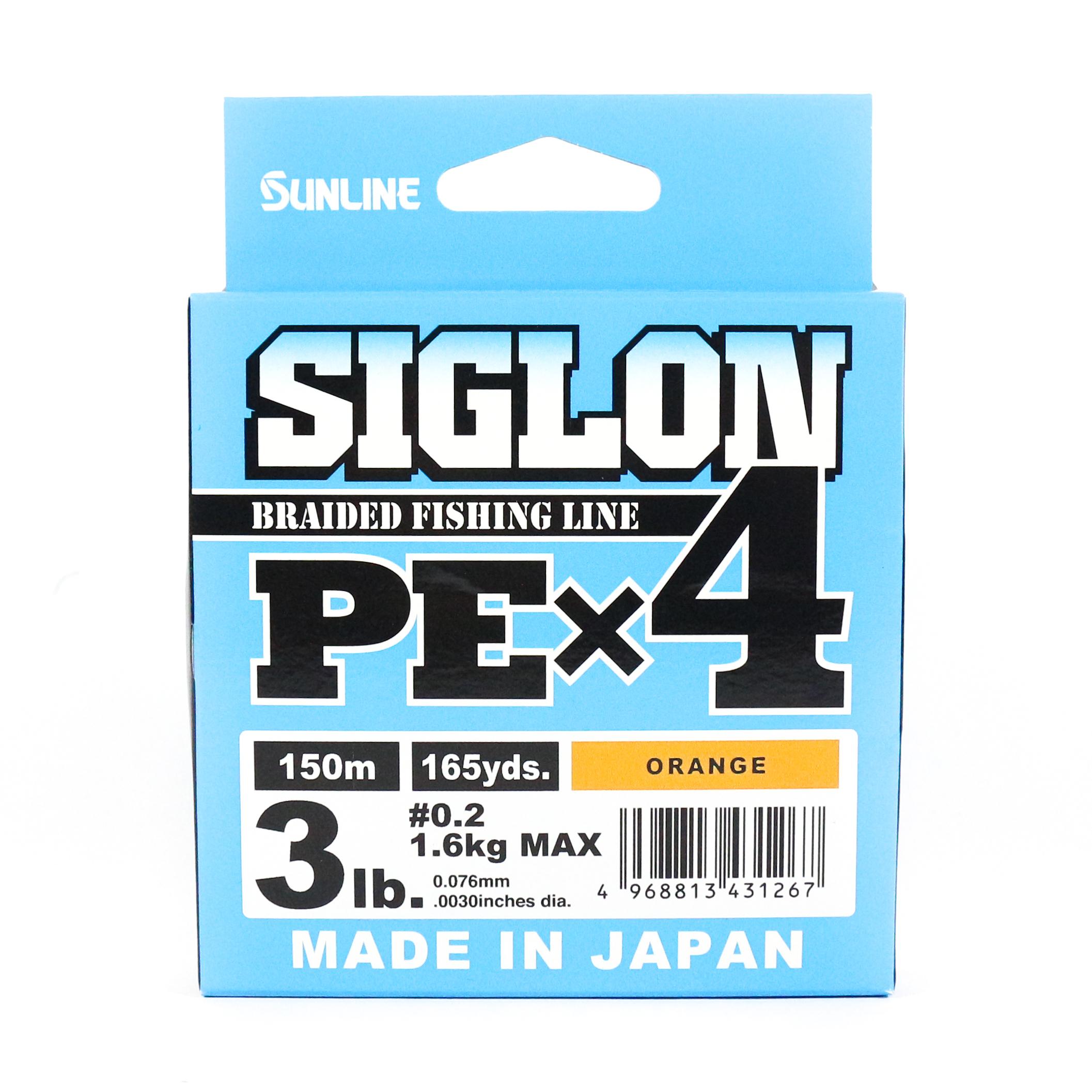 

Sunline PE Line X4 Siglon 150M PE 0,2 3 фунта Оранжевый (1267)