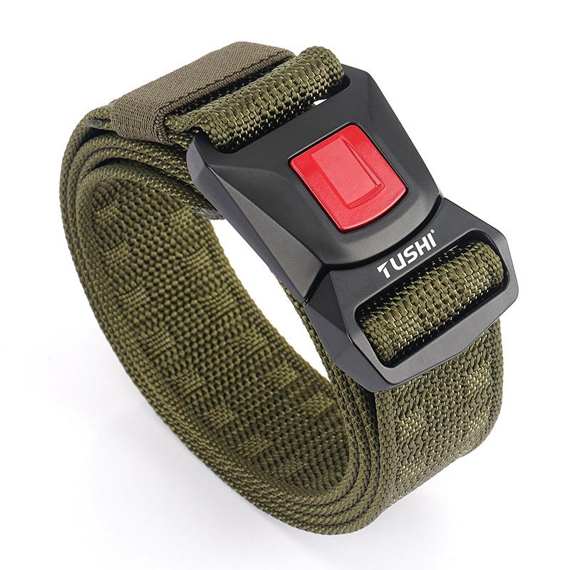Enhanced Camouflage Tactical Nylon Belt for Training & Safety