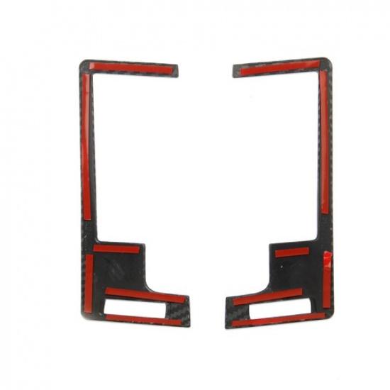 Carbon Fiber Style Central Control Air Vent Outlet Trim Cover For Nissan 350Z