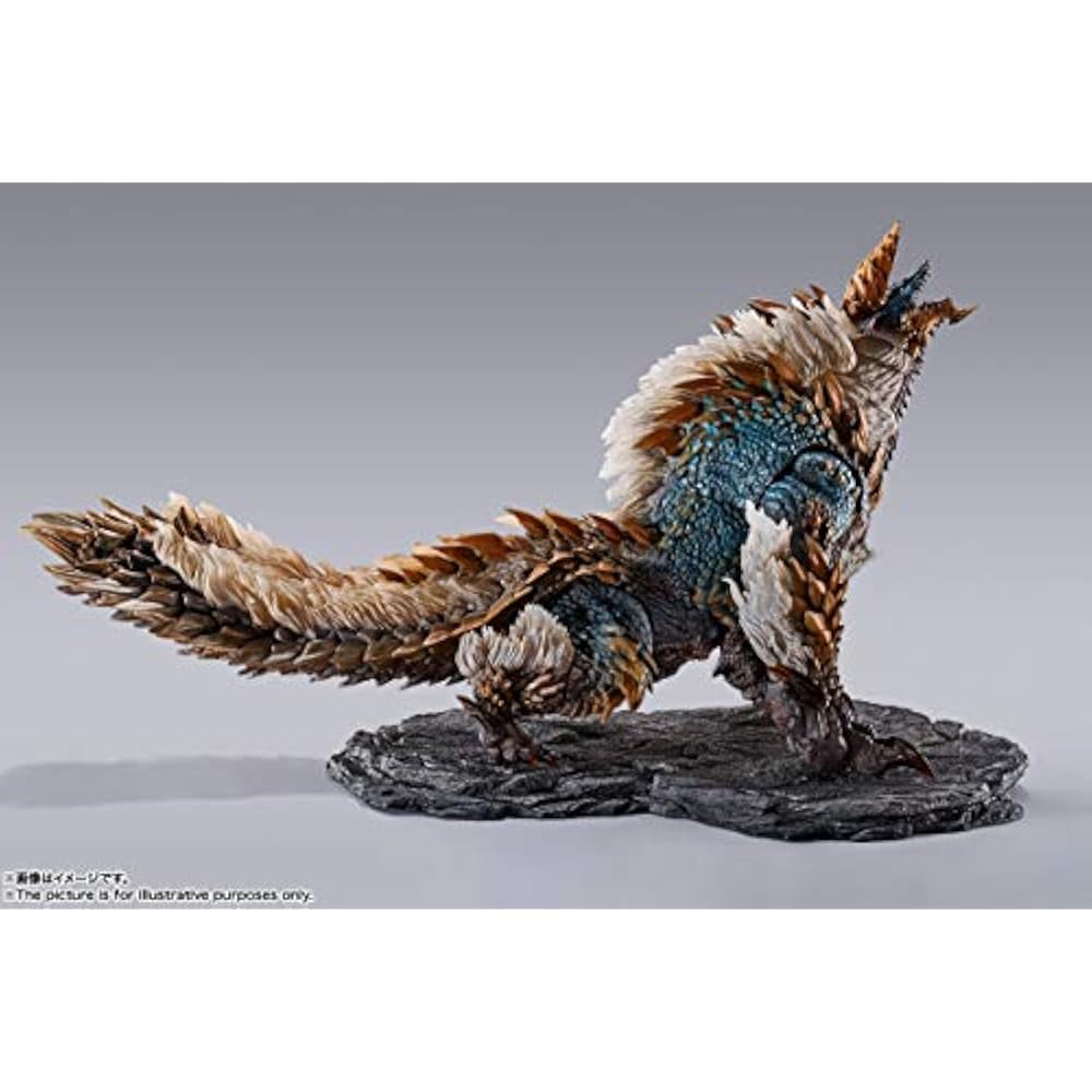 TAMASHII NATIONS S.H. Monster Arts Monster Hunter World: Iceborne Jinooga approx. 285mm ABS & PVC...