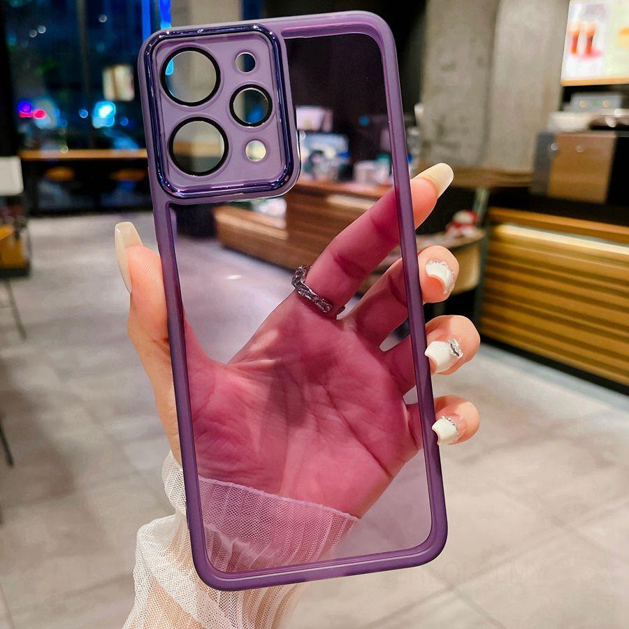 Skaidrus telefono dėklas Xiaomi Poco F8 M8 X8 Pro X6 C75 C85 14T 15T 13T 17 Redmi Note 12 13 14C 13C 14S A5 15 15C Kameros objektyvo apsauginė plėvelė Dangtelis