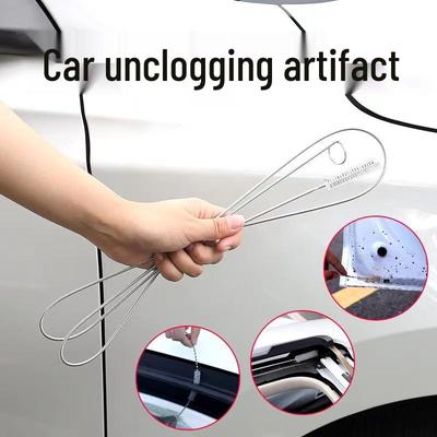 Cepillo Limpiador para Desatascar Desagües de Techo Solar y Aire Acondicionado de Coche