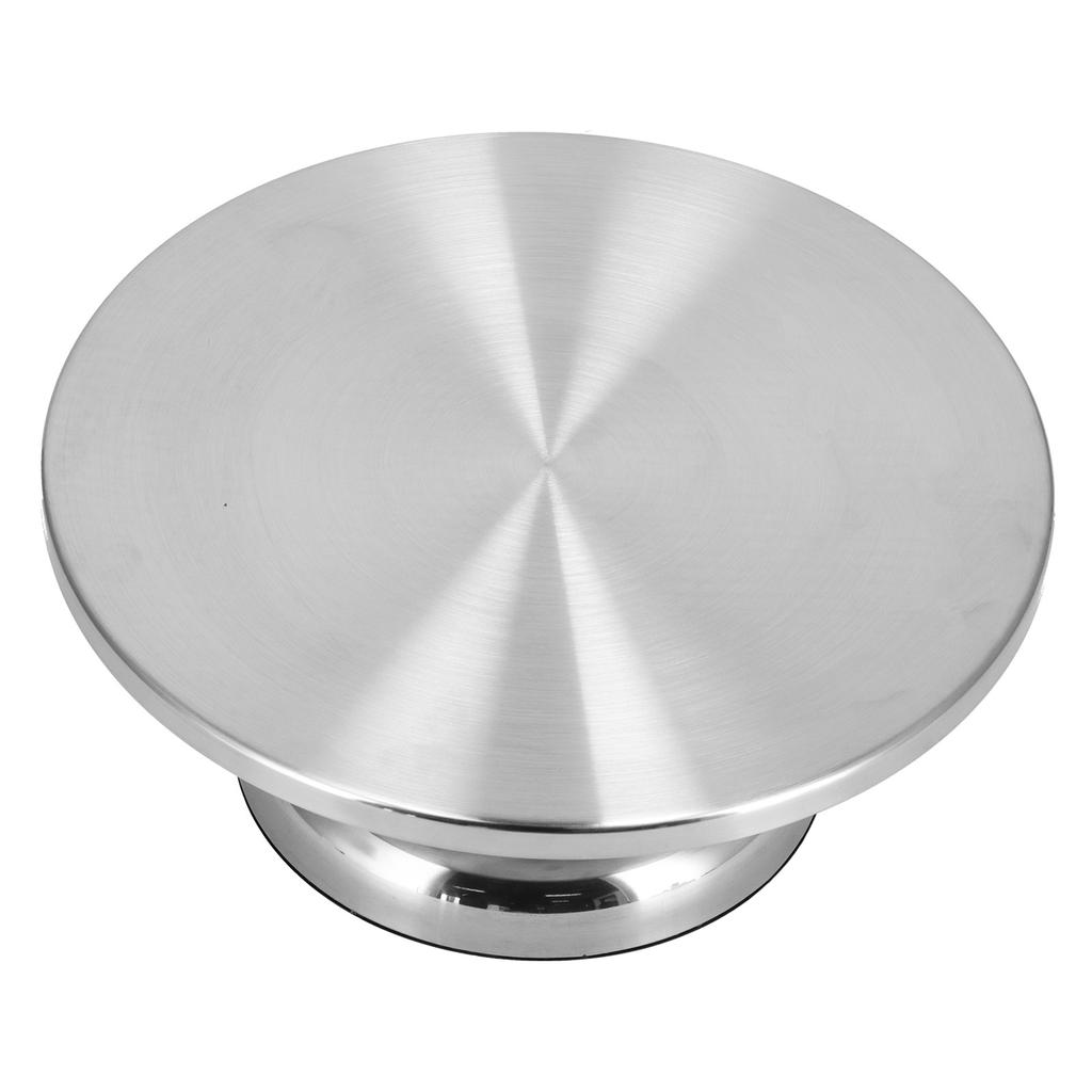 30cm Revolving Cake Stand Non Slip Aluminum Alloy Rotating Cake Turntable Kitchen Baking Accessory