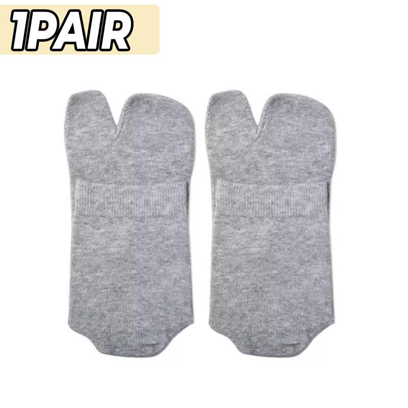 

Toe Socks Crew Socks Men and Women Tow Fingers Sock Breathable Cotton Sock Sports Running Solid Color as Birthday Gift One Size
