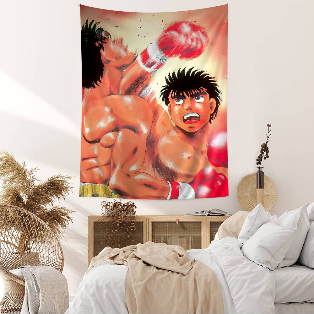 Hajime No Ippo Anime Chart Tapestry For Living Room Home Dorm Decor Art Home Decor