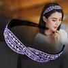 Hairband Shinny Crystal Cross Sweet Headband Korean Style Hair Hoop Rhinestone Girls Hair Hoop