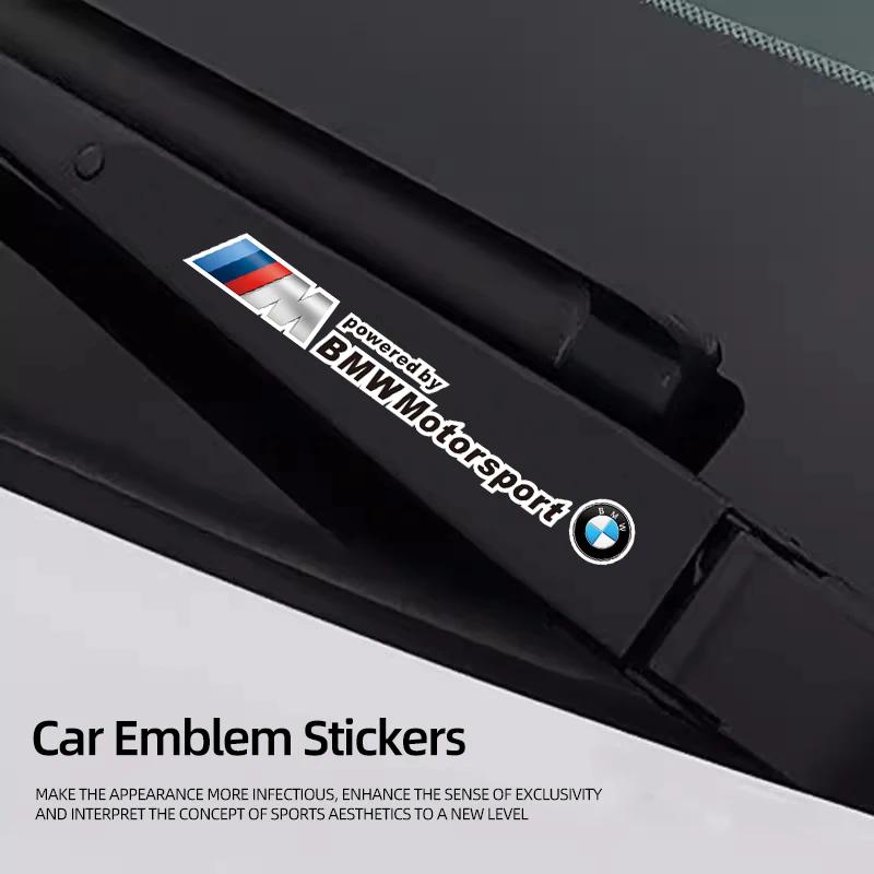 BAGC4 Car Sticker Hot Hot For BMW Car Logo Stickers Modified Auto Decorations Sports Stickers For BMW I3 I4 E46 E90 E60 F30 F10 X1 X2