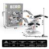 Educational Flying Birds Micro-Block Set: Owl, Ostrich, Swan Toy Gift