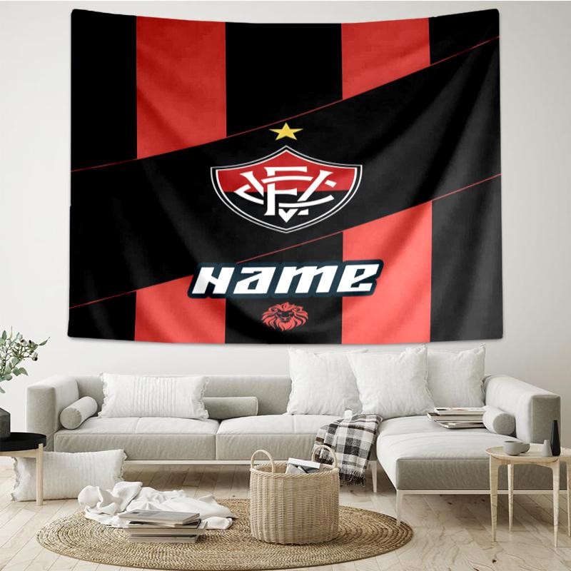 1PC Custom Name Tapestry Flamengo Crest Artwork Tapestry Accessories for Bedroom,Livingroom, dormitory Room Wall Decor, Fan Birthday Gifts