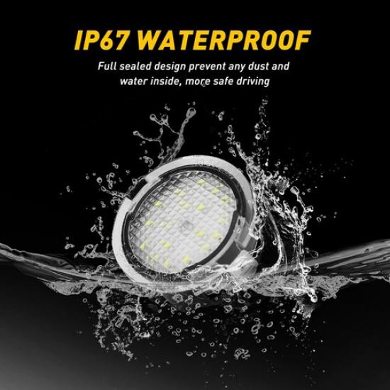 LED Side Mirror Puddle Lights Kit For Ford Explorer F-150 Expedition Edge Taurus