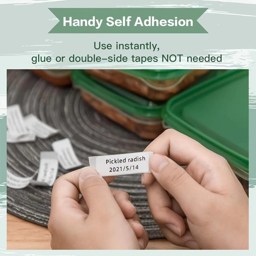 Waterproof Thermal Printer Stickers Tear-Resistant Multifunctional Thermal Printing Label Paper Replacement