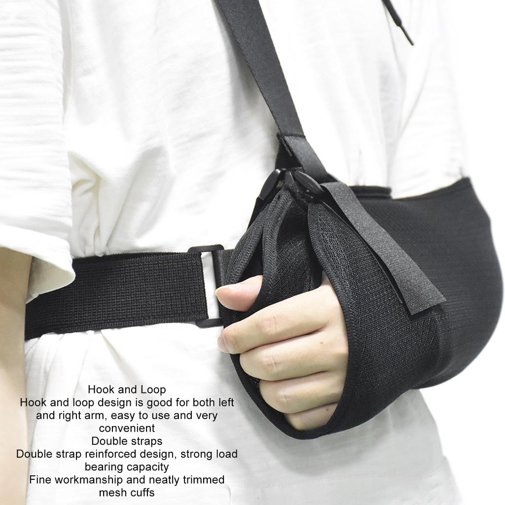Arm Sling for Shoulder Injury Breathable Lightweight Adjustable Arm Sling Shoulder Immobilizer Rotator Cuff for Men Women