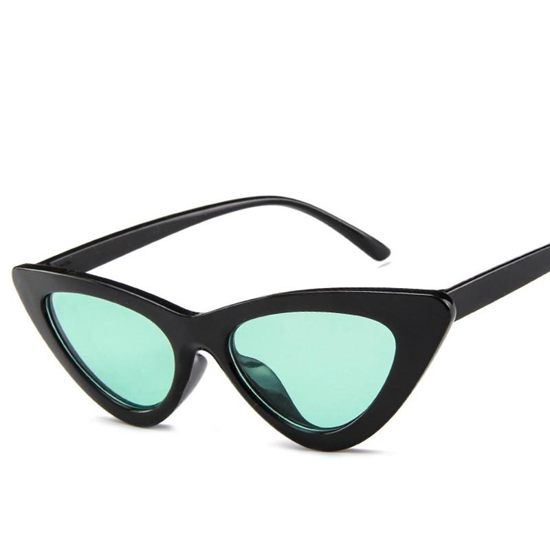 Stylishy Cat-Eye Sunglasses Women Classic Personalized Sunshade Classic Style Stylish Black Red Small Frame Triangle Female Gafas De Sol