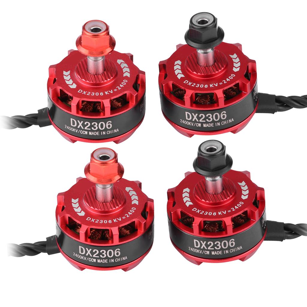4pcs DX2306 2400KV 24S Brushless Motor for X210 X220 250 FPV Racing Drone