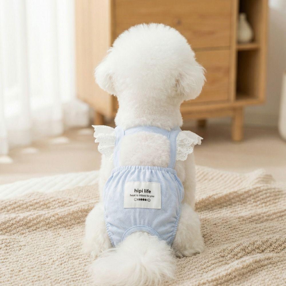 Suspenders Style Dog Physiological Pants Breathable Pet Sanitary Pants  Anti Harassment