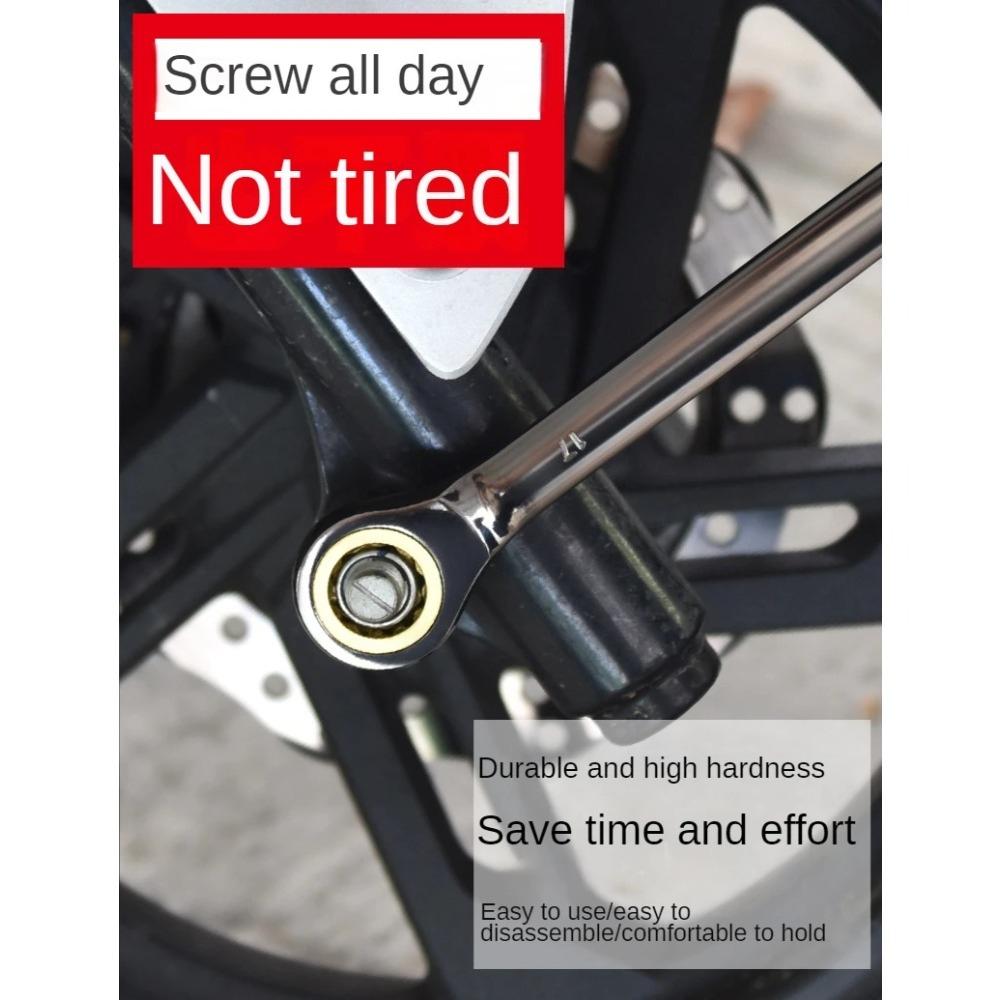 UniversalAdjustableTorqueWrench Tool 8-22mm,for Motorcycle Automotive Repair,Professional Machinery Maintenance,Durable Hardware