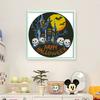 Halloween Printed Cross Stitch Kit DIY 11CT Embroidery Craft Set Home Decor