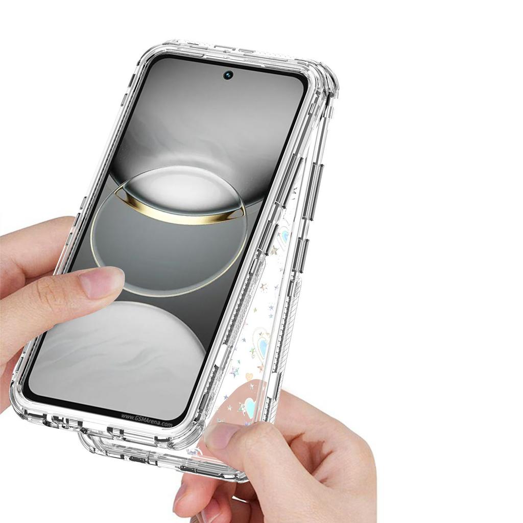 For TECNO Spark 30 Pro 4G Case Precise Cutouts Acrylic TPU Clear Phone Cover with Laser-printed Film