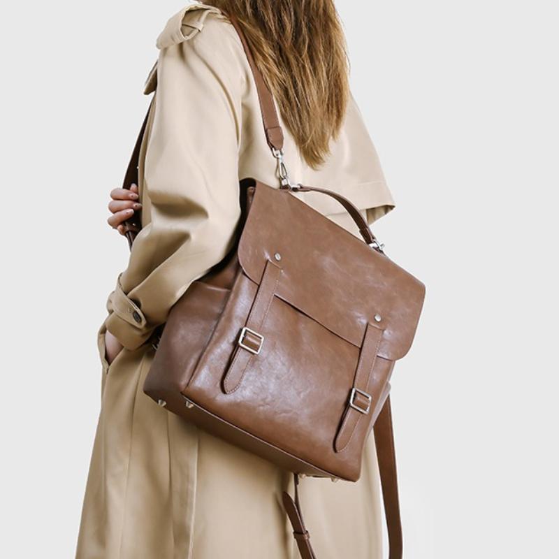 Neue große Kapazität Doppelschultertasche Luxuriöse Reise-Computertasche Leichter neuer Ausflugsrucksack Pendler College-Student
