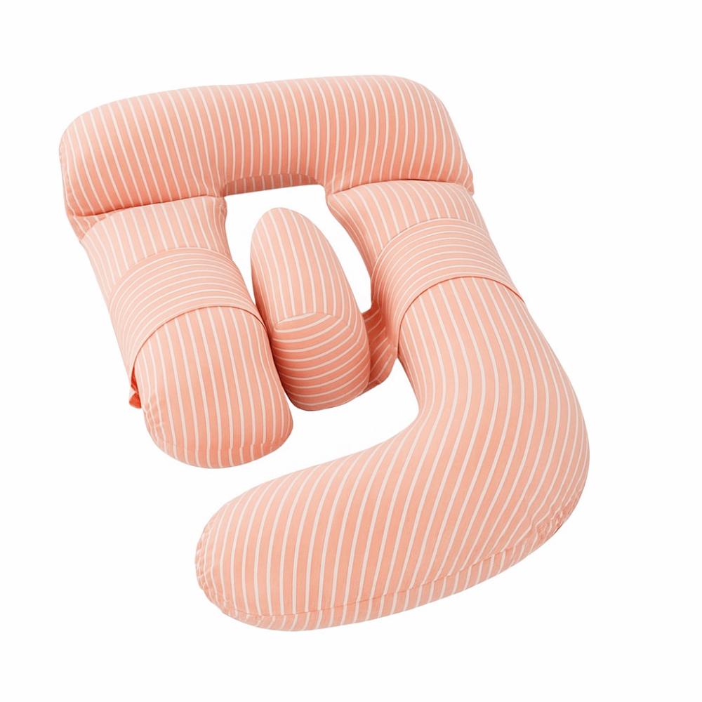 

G-shaped Side Sleeping Pillow Abdominal Support Lumbar Pillow Pregnant Mother Gifts помаранчевий