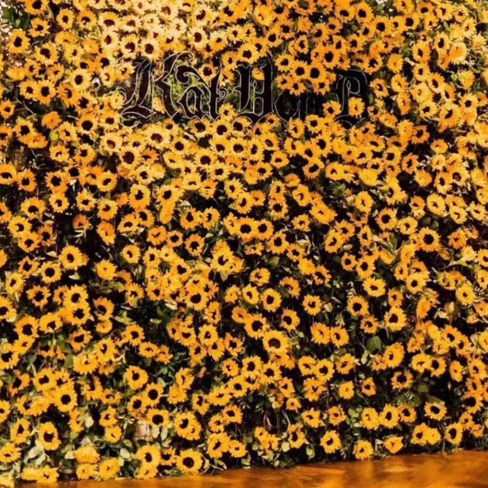 Floral Art Sunflower Artificial Flowers Vine 26 Heads Simulated Flower Fake Sunflower Vine  Wall
