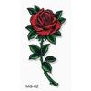 Waterproof Temporary Tattoo Stickers Beautiful Flower Rose Fake Flash Unisex Diverse And Skin Friendly Fashion Tattoos Painting
