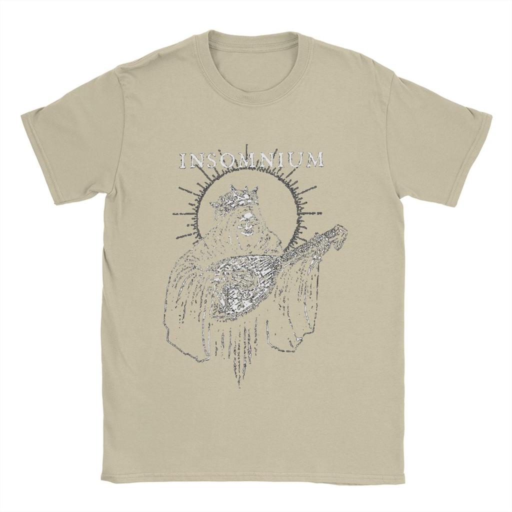Letnia koszulka zespołu metalowego Insomnium dla mężczyzn i kobiet, unikalne koszulki, T-shirt 100% bawełna z nadrukiem graficznym