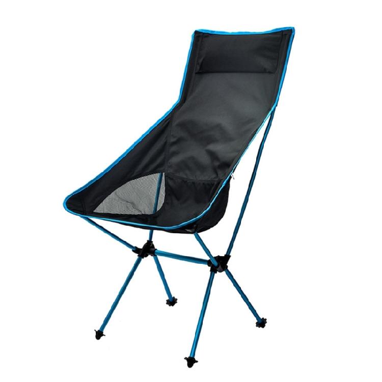 Outdoor Fishing Chair Compact Camp Backrest Chair Folding Fishing BBQ Chairs