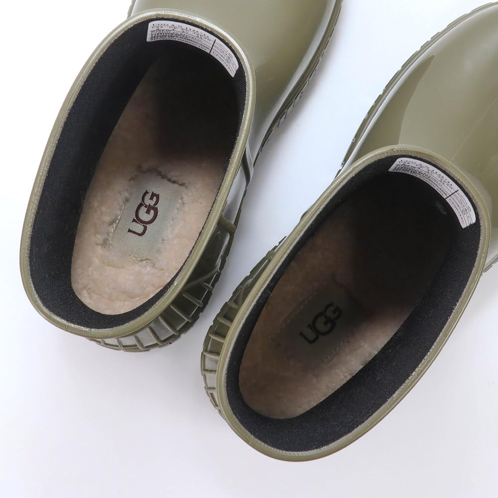 UGG DRIZLITA Waterproof Rain Boots 0 Women's (BURNT OLIVE, 24-point measurement, centimeters) [Used]