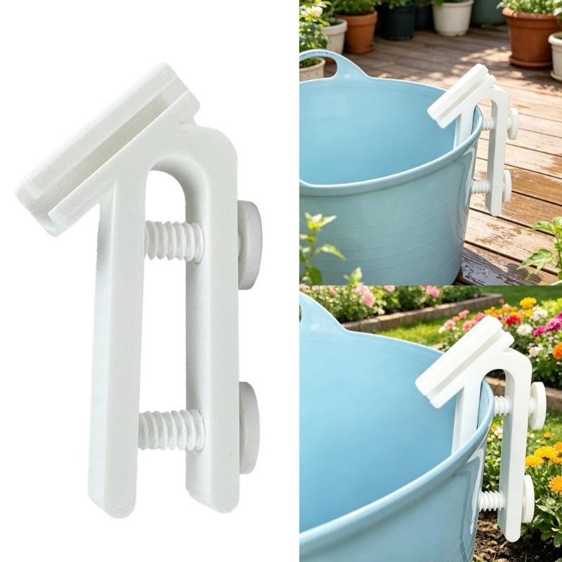 Multipurpose Bucket Hose Holder Support Retainer Clip Efficient Watering Needs For Various Uses Stable Water Flows