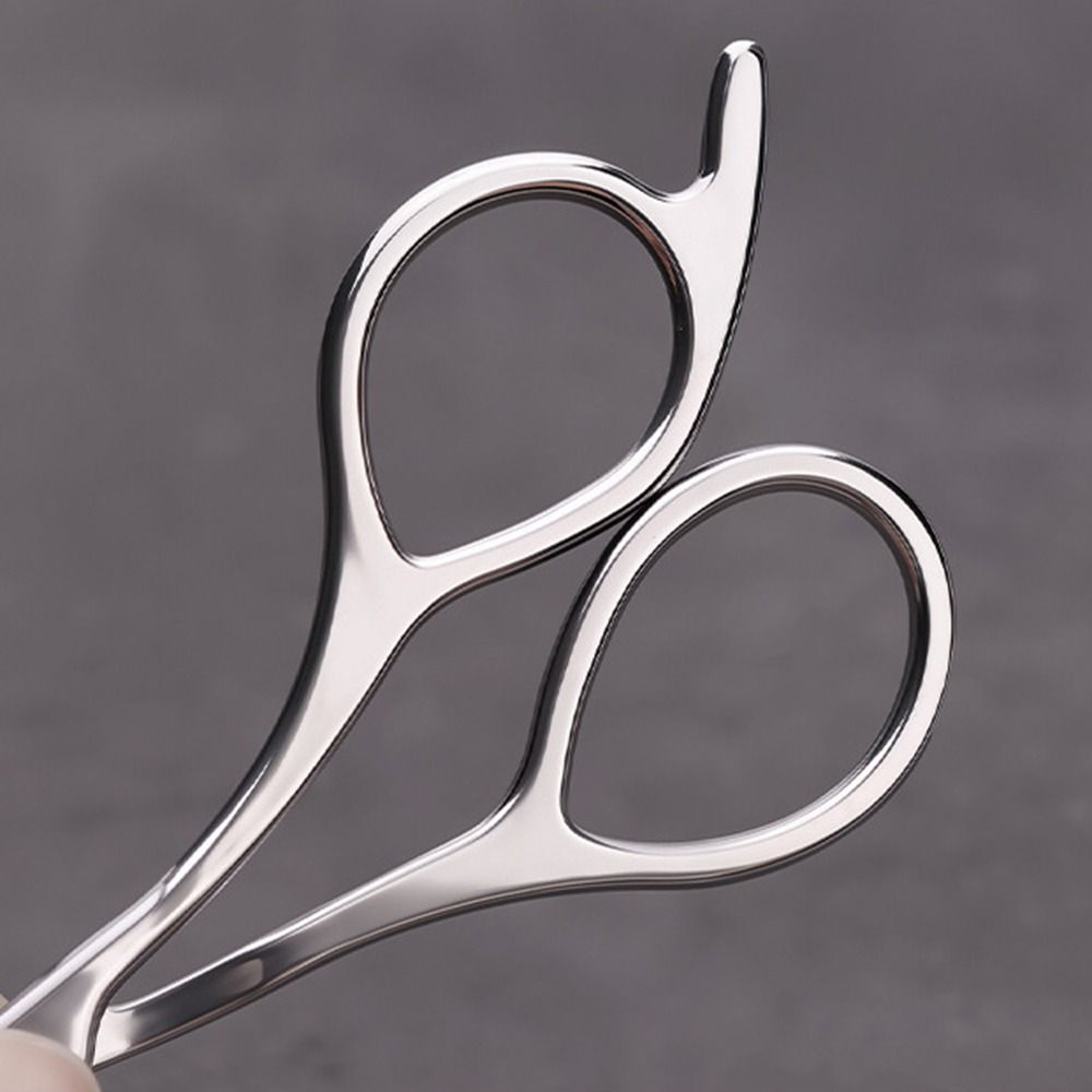Edelstahl-Augenbrauenschere mit Augenbrauenkamm Haarentferner Sicherer Augenbrauentrimmer Pflege
