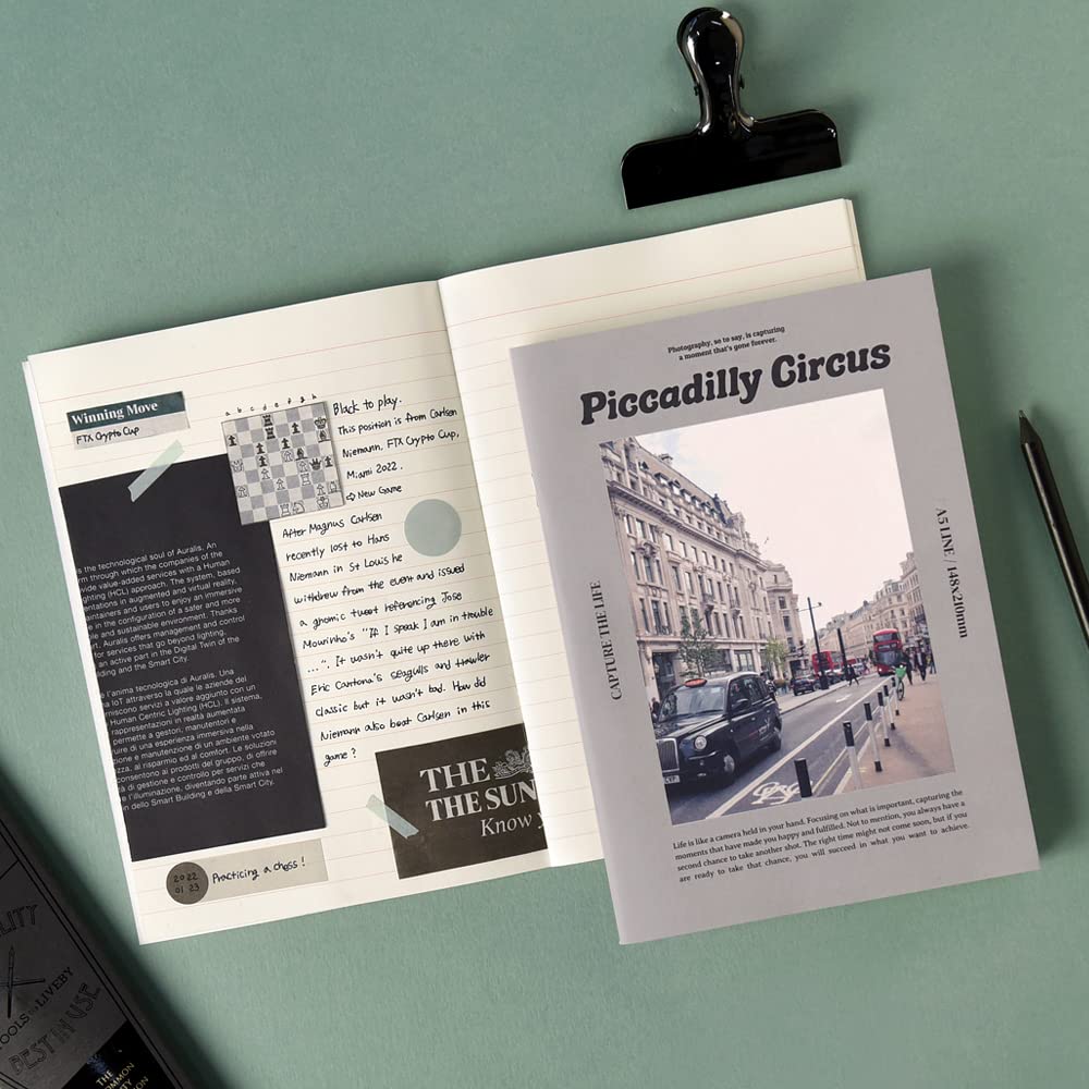 Monolike A5 Capture the London Note 6 A5 CAPTURE THE LONDON 6P SET Line Campus Note 48 pages Life, Types, LIFE, - Note, 148x210mm,