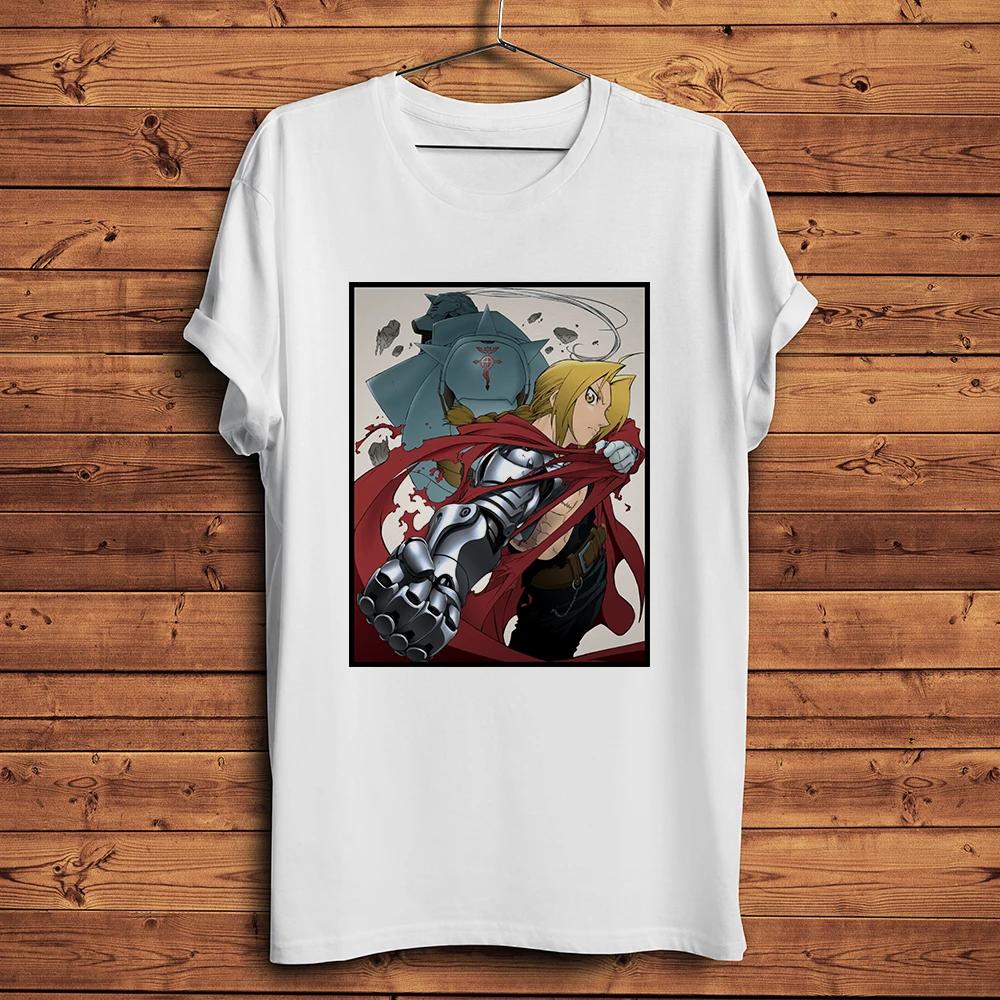 FMA Edward Alphonse ElricFunny Anime T ShirtUnisex Casual Short Sleeve TshirtOtaku Unisexga Unisex Teebreathable print nocracking