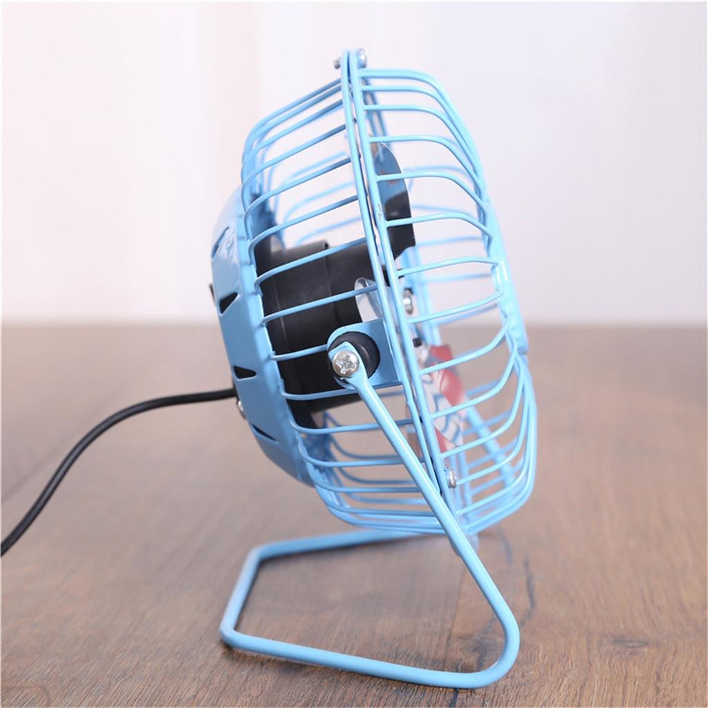 4inch Portable C Ooling Desk  Cooler USB Rechargeable Office Metal Fan
