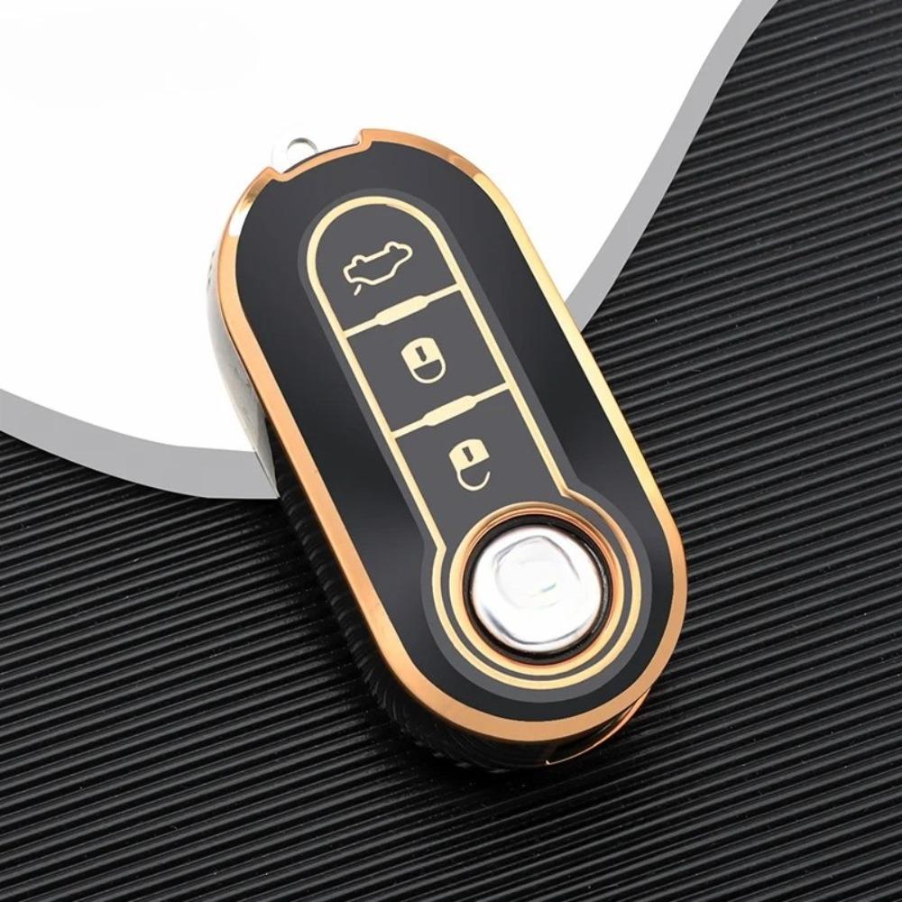 TPU Auto Klappschlüssel Hülle Abdeckung Schale Fob für FIAT 500 Ducato Panda Punto 500L Lancia Musa für Citroen Jumper für Peugeot Boxer