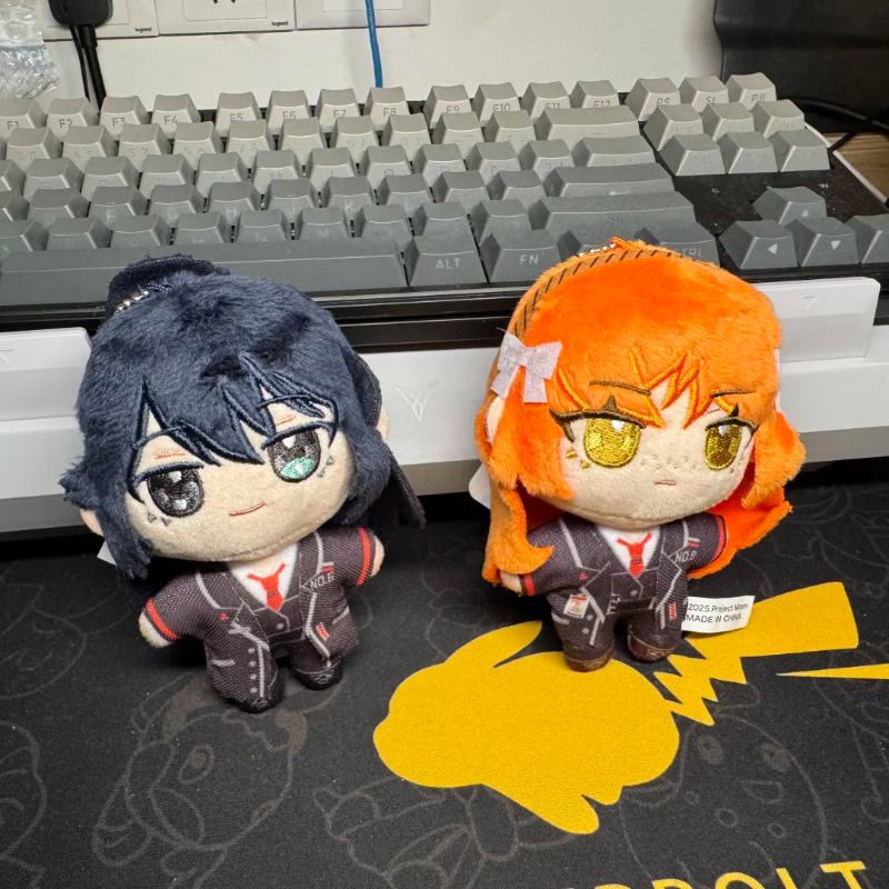 10cm Anime Limbus Company Cotton Plush Doll Ishmael Dante Faust Don Quixote Palm Christmas Gifts Desktop Decoration Trendy Toys