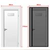 Magnetic Door Screen,Black Side Door Magnetic Mosquito Net,Insect Proof Flight,Summer and Kitchen Indoor Invisible Net