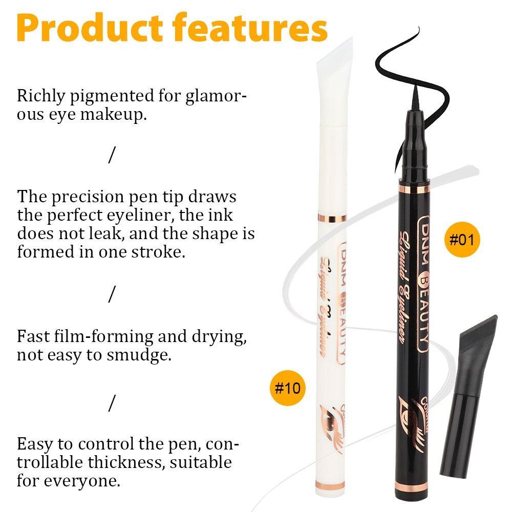 Waterproof Colored Eyeliner Quickly Drying Smooth Ultra-thin Eye Makeup Pen Long-lasting Easy To Apply Matte Liquid Eyeliner Pen