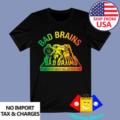 Bad Brains Positive Mental Attitude Herren Schwarz Größe S bis 3XL