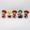 Chibi Style One Piece Luffy Zoro Sanji Pvc Gk Handmade Collectible