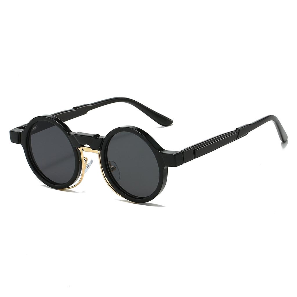 JYL TS Sunglasses UV Protection Round Punk Hip-hop Streetwear/3226