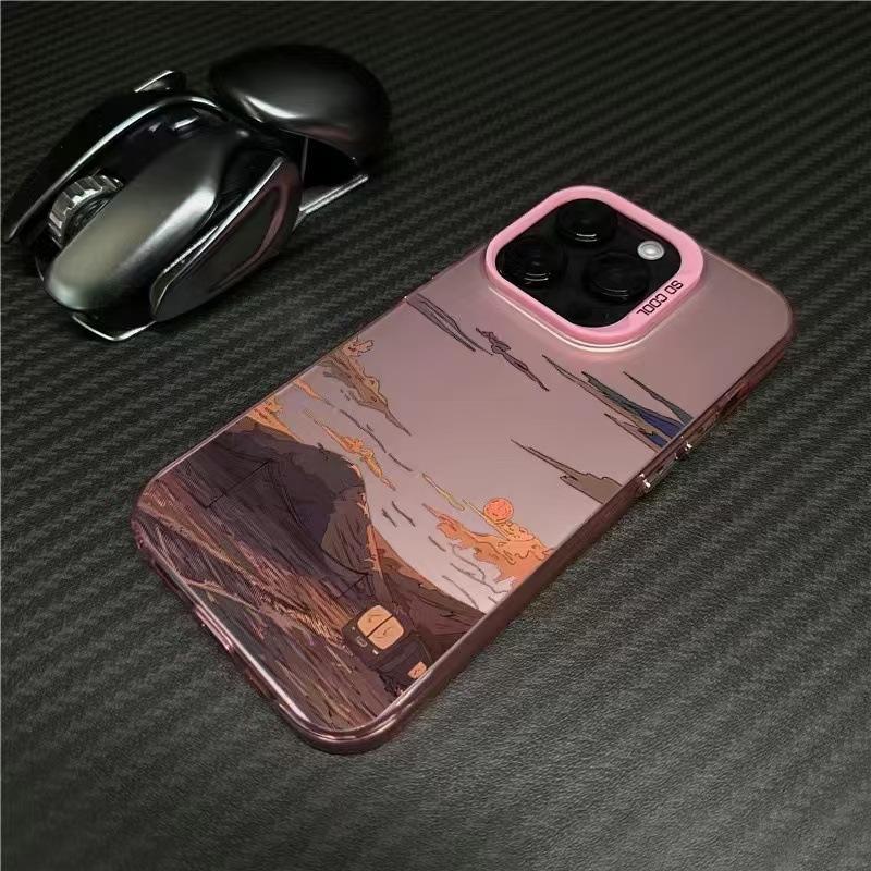 The New Sunset Is Suitable for Iphone17 Mobile Phone Case Apple 15promax/14 Anti-drop 13pro16 Europe and America 11xr.
