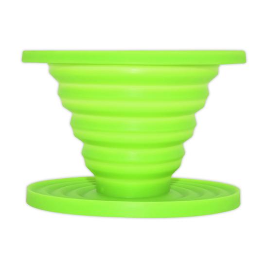 Collapsible Coffee Filter Funnel Heat Resistant Silicone Coffee Funnel Portable Coffee Brewing