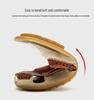 Men's Trendy 2022 Casual Leather Sandals, Cow Tendon Slippers, Korean Style Beach Shoes, Summer Flip-Flops, Large Size.