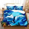 Ocean Dolphin Bedding Set Kids Winter Duvet Cover Sets Kids,twin Full Queen King Bedroom Set  Home Textile Housse De Couette