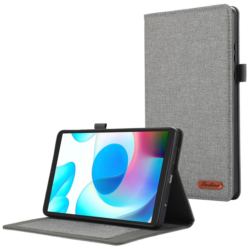 For Xiaomi Redmi Pad SE 4G 8.7 Inch Leather Case Card Holder Cloth Texture Tablet Stand Cover