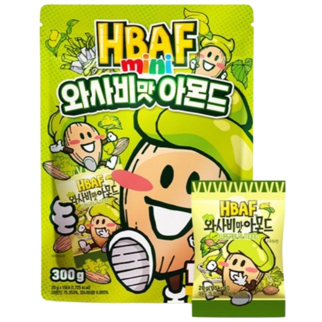 [HBAF] 15 Mini Packs Almond(Honey Butter, Roasted Corn, Wasabi)