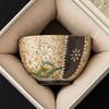 Hand-painted Daisy Lotus Petal Tea Cup Japanese Ceramic Teacups Porcelain Household Chinese Kung Fu Teaware Master Mugs Gift Box
