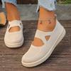 Fashion 2025 Summer New Knitted Flat Bottom Women's Single Shoe Fashionable Lightweight Single Shoes for Women Breathable Women Shoes