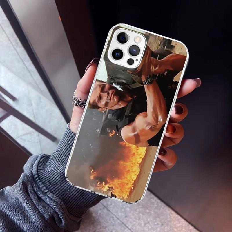 Arnold Schwarzenegger Terminator Phone Case For iPhone 17 Air 16 15 Pro Max 14 Plus 13 Mini 12 11 Cover 7 8 SE Silicone Shell Pr